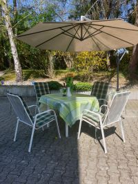 gemütliche Sitzecke im Garten Bild 2: Ferienwohnung "Toren" in Meersburg am Bodensee